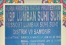 HKBP Lumban Suhi Suhi : Sebab Aku menyukai kasih setia, dan menyukai pengenalan akan Allah
