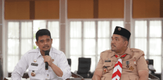 5.575 Peserta Ramaikan Jambore Pramuka Sumut XI di Sibolangit