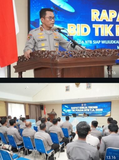Kapolda NTB Buka Rakernis Bidang TIK, Dorong Inovasi dan Peningkatan Kinerja Berbasis Teknologi Kapolda NTB Buka Rakernis Bidang TIK, Dorong Inovasi dan Peningkatan Kinerja Berbasis Teknologi