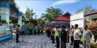 Kapolsek Selaparang Pimpin Pengamanan Eksekusi Lahan, Pastikan Proses Berjalan Aman dan Kondusif