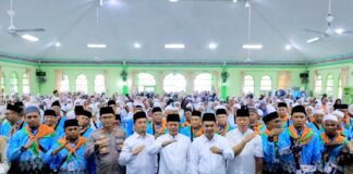 Bupati Pasaman bersama jajaran Forkopimda lepas calon jema’ah haji di Islamic Center