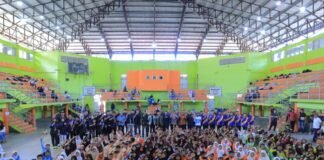 Bupati Welly Suhery membuka kegiatan deteksi, identifikasi bakat olahraga siswa SD/MIN se-Kabupaten Pasaman