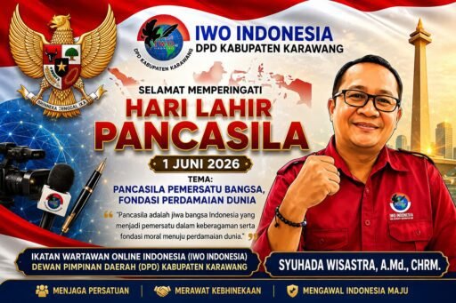 IWO Indonesia DPD Karawang Peringati Hari Lahir Pancasila 2026, Teguhkan Semangat Persatuan Bangsa