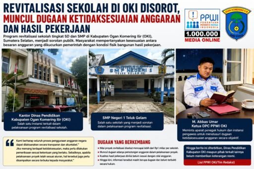 Revitalisasi Sekolah di OKI Disorot, Muncul Dugaan Ketidaksesuaian Anggaran dan Hasil Pekerjaan