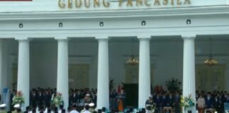Pengamanan Presiden Prabowo Pimpin Upacara Hari Lahir Pancasila 2026 di Gedung Pancasila Kemenlu