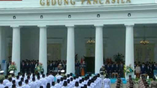 Pengamanan Presiden Prabowo Pimpin Upacara Hari Lahir Pancasila 2026 di Gedung Pancasila Kemenlu