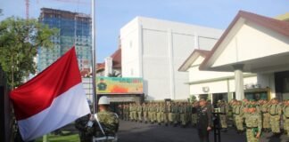 Kodim 0201/Medan Gelar Upacara Hari Lahir Pancasila