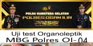 DOKKES POLRES OGAN ILIR LAKSANAKAN FOOD SECURITY MBG, 11.111 PORSI DINYATAKAN LAYAK DIDISTRIBUSIKAN