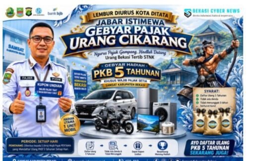 Samsat Kabupaten Bekasi Apresiasi Wajib Pajak Taat Lewat Program Gebyar Berhadiah