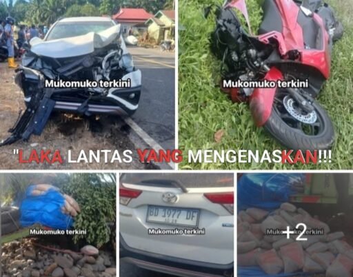 *Truk Tronton Gagal Menanjak di Air Dikit Mukomuko, Libatkan Sepeda Motor dan Minibus* *Truk Tronton Gagal Menanjak di Air Dikit Mukomuko, Libatkan Sepeda Motor dan Minibus*