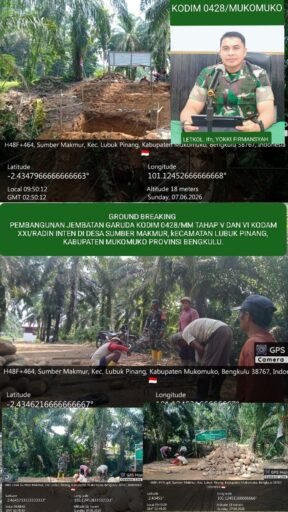 *KODIM 0428/MM: Dipercepat, Pembesian Tapak Abutment Telah Rampung Dilaksanakan* *KODIM 0428/MM: Dipercepat, Pembesian Tapak Abutment Telah Rampung Dilaksanakan*