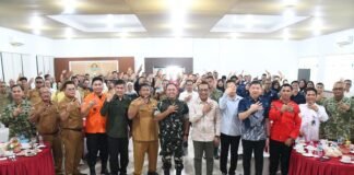 Coffee Morning Korem 044/Gapo, Wujudkan Kolaborasi Penanggulangan Karhutla di Sumsel