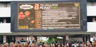 Pangdam II/Swj Berikan Pengarahan Kepada Seluruh Prajurit dan PNS Makodam II/Swj