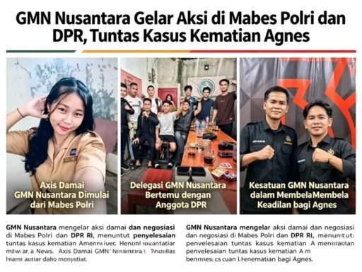 *GMN Nusantara Gelar Aksi di Mabes Polri dan DPR, Tuntas Kasus Kematian Agnes* *GMN Nusantara Gelar Aksi di Mabes Polri dan DPR, Tuntas Kasus Kematian Agnes*