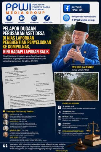 *Pelapor Dugaan Perusakan Aset Desa, Penghentian Penyelidikan ke Kompolnas, Kini Hadapi Laporan Balik* *Pelapor Dugaan Perusakan Aset Desa, Penghentian Penyelidikan ke Kompolnas, Kini Hadapi Laporan Balik*
