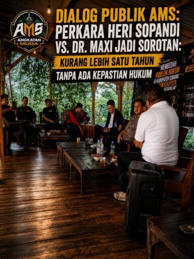 AMS Soroti Kasus Heri Sopandi vs Dr. Maxi, Setahun Tanpa Kepastian Hukum AMS Soroti Kasus Heri Sopandi vs Dr. Maxi, Setahun Tanpa Kepastian Hukum