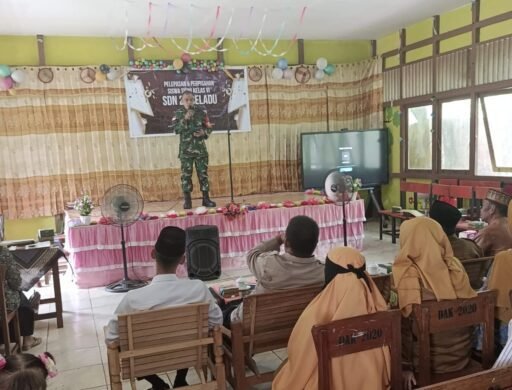 Anggota Koramil 1208-02/Sejangkung Hadiri Pelepasan dan Perpisahan Siswa Sekolah Dasar Anggota Koramil 1208-02/Sejangkung Hadiri Pelepasan dan Perpisahan Siswa Sekolah Dasar