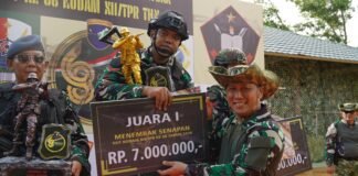 Pangdam XII/Tpr Tutup Lomba Tembak HUT ke-68 Kodam: Momentum Perkuat Sinergi TNI-Polri
