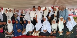 Membumi di Bumi Serepat Serasan, PSI PALI Lebur Bersama Ibu-Ibu Pengajian dalam Momentum 1 Muharram 1448 H