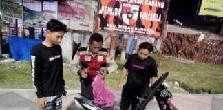 Patroli Blue Light Polsek Sunggal, Respons Cepat Cegah Balap Liar di Persimpangan Manhattan