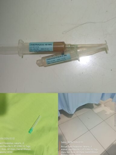 Pasien Hampir Tertusuk Jarum Suntik Bekas, Obat Penting Juga Tidak Diberikan Pasien Hampir Tertusuk Jarum Suntik Bekas, Obat Penting Juga Tidak Diberikan