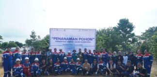 *Menjaga Jalur Pulang Gajah Sumatra, Pertamina EP Zona 4 Tanam Pohon di Musi Rawas*