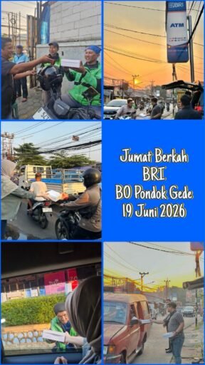 Jum’at Berkah Berbagi Bersama BRI Pondok Gede Jum’at Berkah Berbagi Bersama BRI Pondok Gede