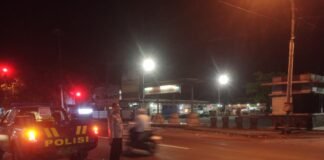 Polsek Ngimbang Gelar Patroli Blue Light Guna Cegah Dan Daya Tangkal 4C Di Malam Hari
