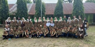 Mahasiswa PBL FKM UNSRI Edukasi CTPS Lewat Program “Pahlawan Tangan Bersih” Ciptakan Generasi Sehat