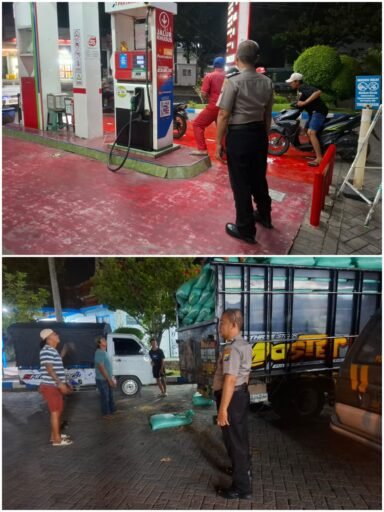 Pastikan Wilayah Ngimbang Tetap Kondusif Polsek Ngimbang Gelar Patroli Blue Light Cegah 4C Di Malam Hari