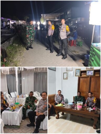Polsek Ngimbang Gelar Patroli Blue Light Sinergitas TNI – Polri, Guna Menjaga Siskamtibmas Di Malam Hari