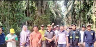 Gotong Royong Bangun Konektivitas, Cor Jalan Penghubung Babat Supat-Lais