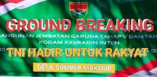 *SUKSESKAN PROGRAM PRESIDEN TNI HADIR UNTUK RAKYAT, KODIM 0428/MUKOMUKO LAKSANAKAN GROUND BREAKING*