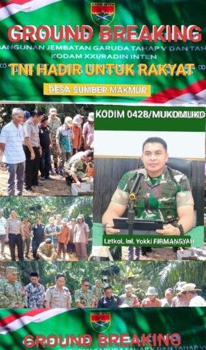 *SUKSESKAN PROGRAM PRESIDEN TNI HADIR UNTUK RAKYAT, KODIM 0428/MUKOMUKO LAKSANAKAN GROUND BREAKING* *SUKSESKAN PROGRAM PRESIDEN TNI HADIR UNTUK RAKYAT, KODIM 0428/MUKOMUKO LAKSANAKAN GROUND BREAKING*