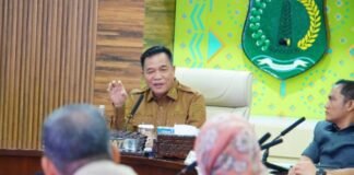 Bupati Muba Pimpin RapatBersama Forkopimda Bahas Tindak Lanjut Aspirasi Legalisasi Penyuling Minyak Rakyat