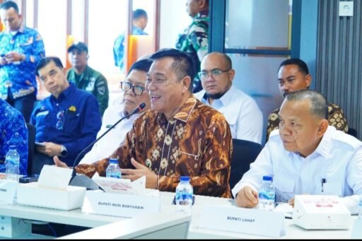 Bupati Muba Ikuti Rapat Anev Pendataan Sumur Masyarakat Bupati Muba Ikuti Rapat Anev Pendataan Sumur Masyarakat