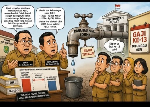 Pembayaran Gaji ke-13 ASN Menunggu Transfer DBH dari Pemerintah Pusat Pembayaran Gaji ke-13 ASN Menunggu Transfer DBH dari Pemerintah Pusat