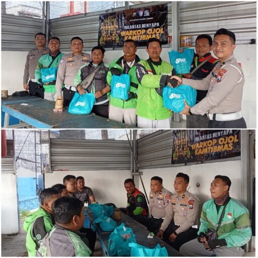 Peringati Hari Bhayangkara ke-80, Satlantas Polres Jember Bagikan 100 Paket Sembako untuk Ojol Peringati Hari Bhayangkara ke-80, Satlantas Polres Jember Bagikan 100 Paket Sembako untuk Ojol