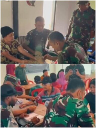 Yonif TP 887/KJM Lamongan Gelar Giat Karya Bakti Kesehatan, Berupa Pengobatan, Pemeriksaan Kesehatan Gratis Yonif TP 887/KJM Lamongan Gelar Giat Karya Bakti Kesehatan, Berupa Pengobatan, Pemeriksaan Kesehatan Gratis