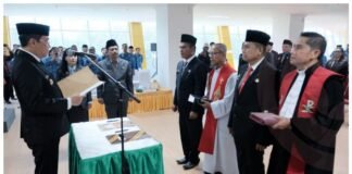 Sejumlah 20 ASN Pemkab Toraja Utara Dilantik Pada Jabatan Baru, ini Pesan Bupati
