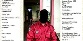 Kepsek SDN 078466 Tuhegafoa Dilaporkan ke Tipikor, Dugaan Manipulasi Data dan Penyalahgunaan Dana BOS Mencuat