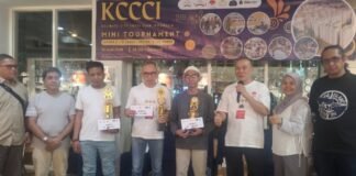 Perdana, KCCCI Gelar Mini Tournament Catur di Mall KCS Jakarta