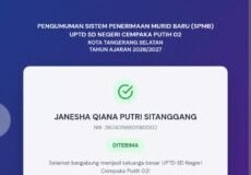 Hasil Seleksi Penerimaan Siswa Baru SD Resmi Diumumkan, Orang Tua Diminta Segera Daftar Ulang