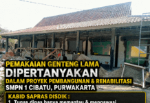 Pembangunan dan Rehabilitasi SMPN 1 Cibatu, Purwakarta, Senilai Rp2,5 Miliar Jadi Sorotan
