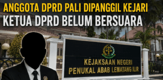 Anggota DPRD PALI Dipanggil Kejari Ketua DPRD Belum Bersuara