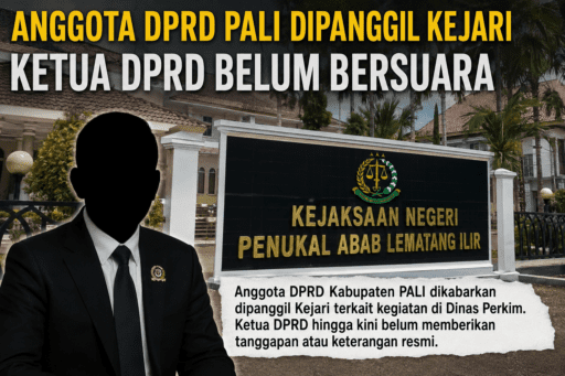Anggota DPRD PALI Dipanggil Kejari Ketua DPRD Belum Bersuara Anggota DPRD PALI Dipanggil Kejari Ketua DPRD Belum Bersuara