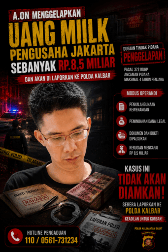 Pengusaha Jakarta Akan Lapor Budiato alias Aon, Karna Gelapkan Uang Perusahaan 8,5 Milyar Pengusaha Jakarta Akan Lapor Budiato alias Aon, Karna Gelapkan Uang Perusahaan 8,5 Milyar