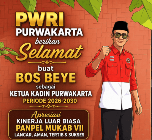 PWRI Purwakarta : Selamat kepada Bos Beye atas Terpilihnya sebagai Ketua Kadin Purwakarta 2026-2030 PWRI Purwakarta : Selamat kepada Bos Beye atas Terpilihnya sebagai Ketua Kadin Purwakarta 2026-2030