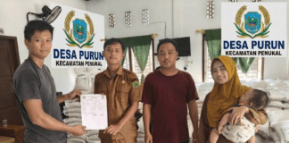 Tepat Sasaran, 541 Keluarga di Desa Purun Terima Bantuan Cadangan Pangan Pemerintah.