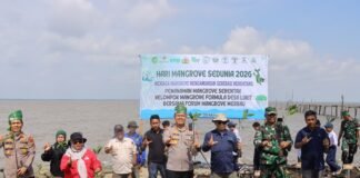 Hari Mangrove Sedunia 2026 Kapolres Kepulauan Meranti Tegaskan Pelestarian Lingkungan Tanggung Jawab Bersama.